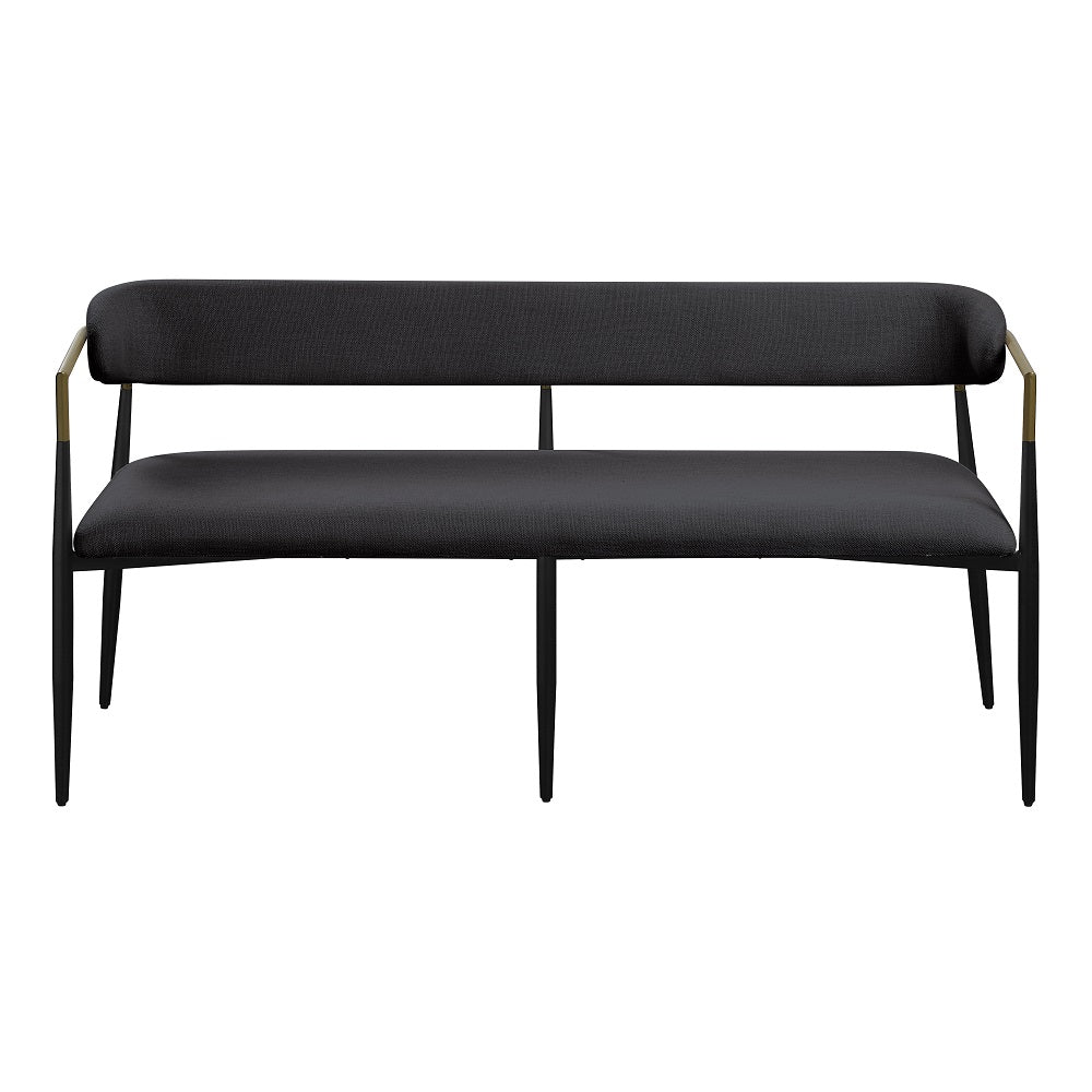 ACME Jaramillo Black Chenille & Black Bench Model DN02699