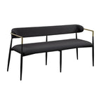 ACME Jaramillo Black Chenille & Black Bench Model DN02699A