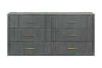 Modrest Manchester Contemporary Dark Grey Dresser Model VGWD-HLF2-DR6DRA