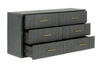 Modrest Manchester Contemporary Dark Grey Dresser Model VGWD-HLF2-DR6DRA