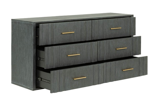Modrest Manchester Contemporary Dark Grey Dresser Model VGWD-HLF2-DR6DRA