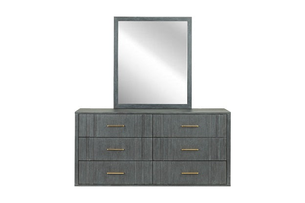 Modrest Manchester Contemporary Dark Grey Dresser Model VGWD-HLF2-DR6DRA