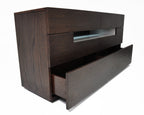 Modrest Ceres Contemporary Brown Oak And Grey Dresser With Led Light Model VGWCCG05D-WNG