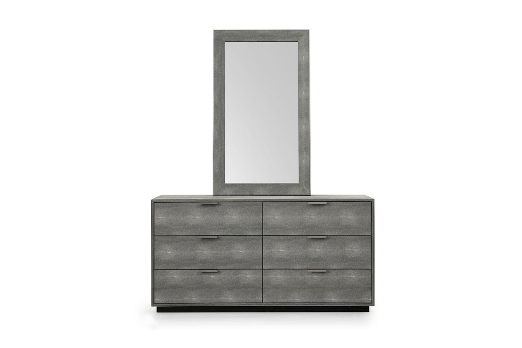 Modrest Dynasty Modern Shagreen Dresser Model VGVCJ2108-D-GRY-DRS