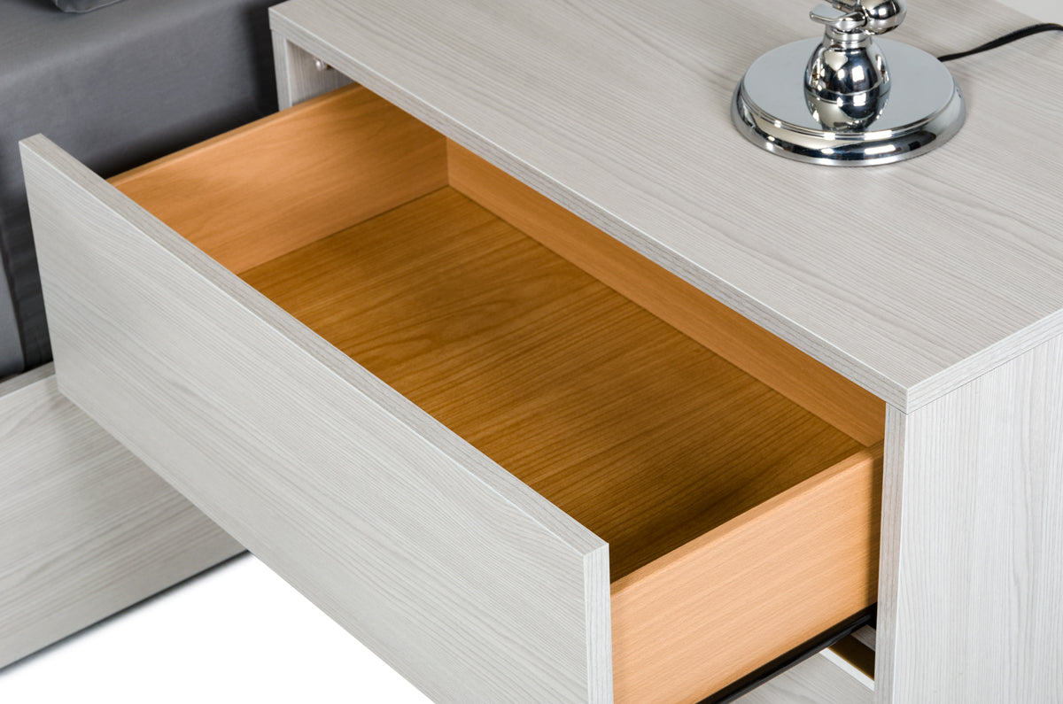 Modrest Ethan Italian Modern Grey Bedroom Set Model VGACETHAN-SET-GRY