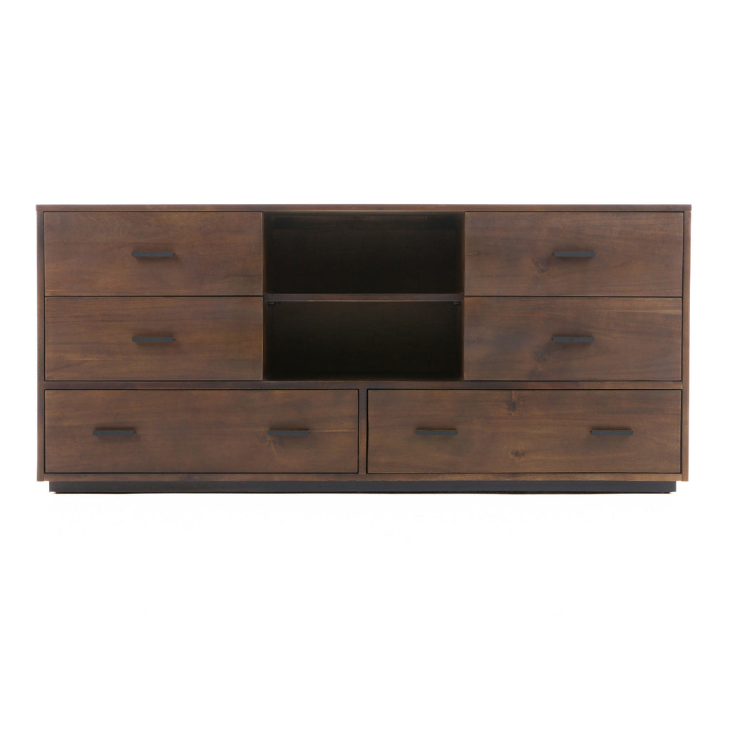 Nova Domus Fantasia Contemporary Dark Walnut Dresser Model VGWDHL-W03