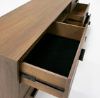 Nova Domus Fantasia Contemporary Walnut Dresser Model VGWDHL-W03-DRS-LTWLT