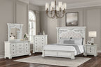 Furniture of America Promenade Wire Brushed White Traditional Dresser W/Jewelry Box Model FM70001WH-D