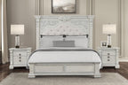 Furniture of America Promenade Wire Brushed White Traditional Dresser W/Jewelry Box Model FM70001WH-D