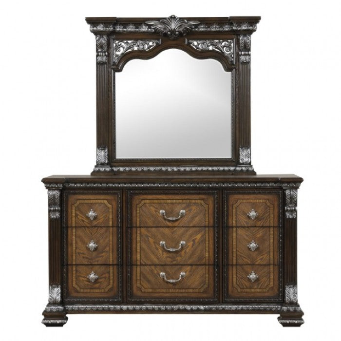 Furniture of America Promenade Espresso Traditional Dresser W/Jewelry Box Model FM70002DB-D
