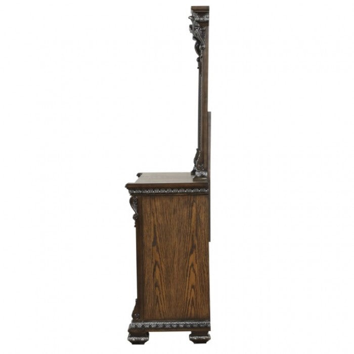 Furniture of America Promenade Espresso Traditional Dresser W/Jewelry Box Model FM70002DB-D