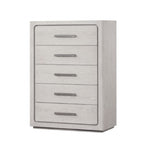 Commode contemporaine en chêne blanc Crowthorne de Furniture of America, modèle FM70100AK-C