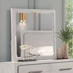 Miroir contemporain en chêne blanc Crowthorne de Furniture of America, modèle FM70100AK-M