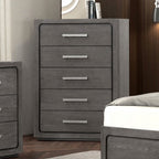 Commode contemporaine Crowthorne gris chaud, modèle FM70100GY-C de Furniture of America