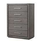Commode contemporaine Crowthorne gris chaud, modèle FM70100GY-C de Furniture of America