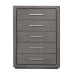 Commode contemporaine Crowthorne gris chaud, modèle FM70100GY-C de Furniture of America