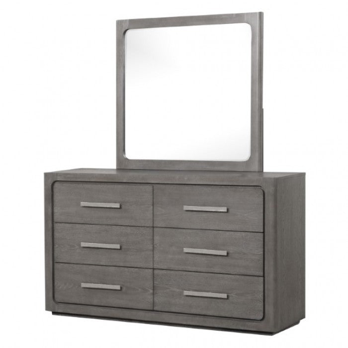 Furniture of America Crowthorne Warm Gray Contemporary Dresser Model FM70100GY-D