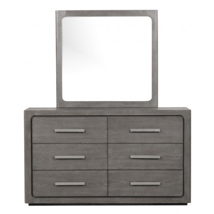Furniture of America Crowthorne Warm Gray Contemporary Dresser Model FM70100GY-D