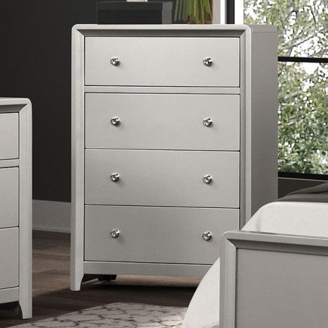 Commode contemporaine Bryne Champagne de Furniture of America, modèle FM7170CPN-C