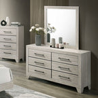 Furniture of America Dubuque Light Gray Contemporary Dresser Model FM72003LG-D