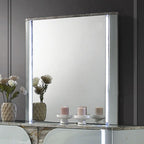 Miroir contemporain gris clair Cleburne de Furniture of America, modèle FM72011LG-M