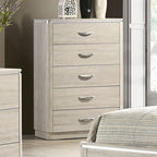 Commode contemporaine Farsund gris poussiéreux de Furniture of America, modèle FM72013LG-C