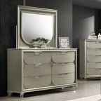 Furniture of America Sheridan Silver Contemporary Dresser Model FM72080SV-D