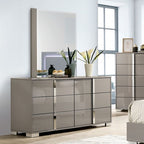Furniture of America Sinistra Light Taupe Contemporary Dresser Model FM7211BG-D