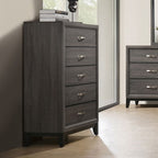 Commode contemporaine Errico Gray de Furniture of America, modèle FM7215GY-C