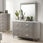 Furniture of America Aldridge Light Gray Contemporary Dresser Model FM7243GY-D