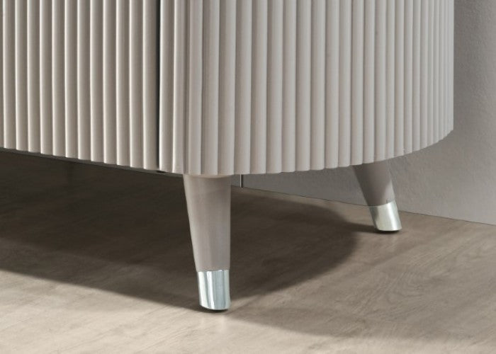 Miroir contemporain gris clair Aldridge, modèle FM7243GY-M de Furniture of America