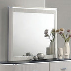 Miroir contemporain gris clair Aldgate, modèle FM7244GY-M de Furniture of America