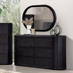 Furniture of America Hildesheim Black Modern Contemporary Dresser Model FM73000BK-D