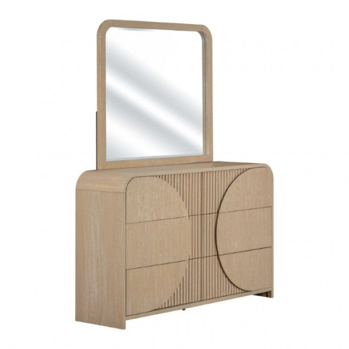 Furniture of America Tangentry Natural Modern Dresser Model FM73001NT-D