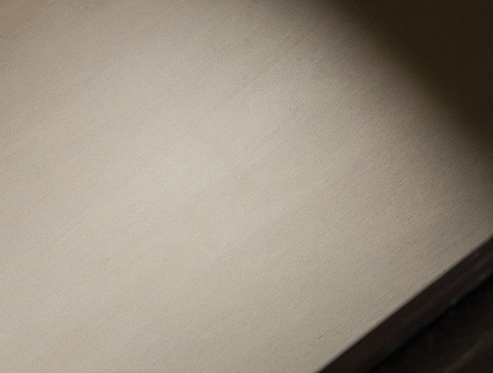 Miroir de style transitionnel Hinwitz Espresso de Furniture of America, modèle FM7399ES-M