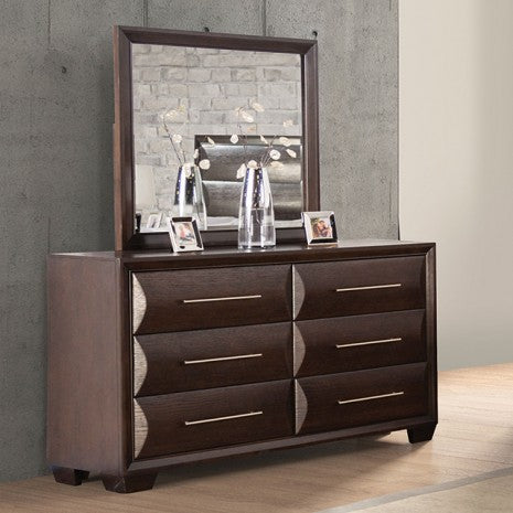 Furniture of America Hinwitz Espresso Transitional Dresser Model FM7399ES-D