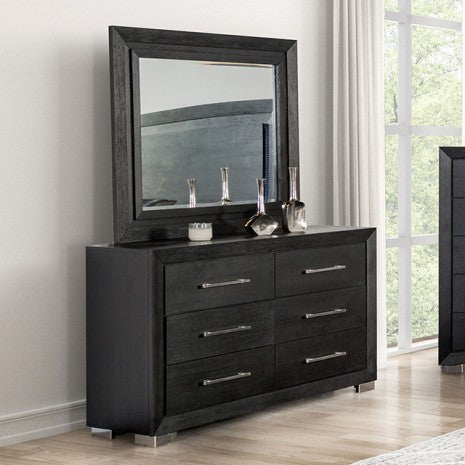 Furniture of America Ashbourne Black Contemporary Dresser Model FM7415BK-D
