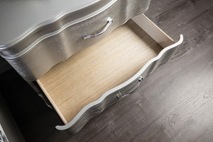 Furniture of America Melodi Parc Silver Glam Dresser Model FM7416SV-D