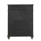 Commode de transition en chêne rustique Lyris de Furniture of America, modèle FM7417AK-C