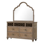Furniture of America Lyris Rustic Oak Transitional Dresser Model FM7417AK-D
