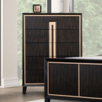 Commode contemporaine Kenyada Espresso de Furniture of America, modèle FM7421ES-C