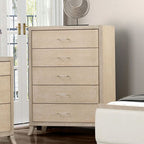 Commode transitionnelle Candra en chêne naturel de Furniture of America, modèle FM7424AK-C