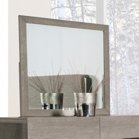 Miroir contemporain Gristalt Stone Gray de Furniture of America, modèle FM7597GY-M