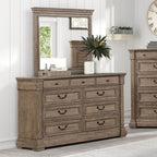 Furniture of America Sheringham Weathered Gray Transitional Dresser Model FM7701BR-D