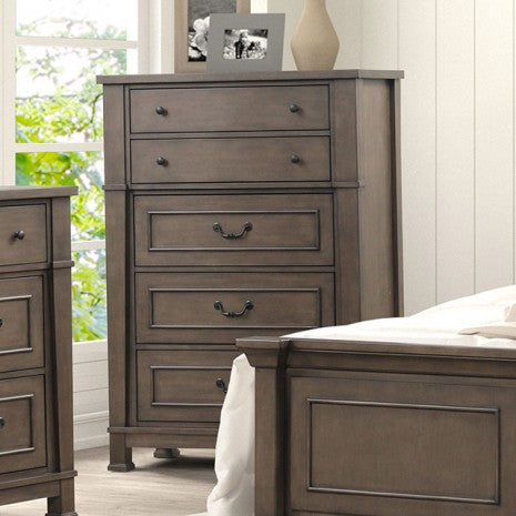 Commode transitionnelle Huddersfield en noyer foncé, modèle FM7702DB-C de Furniture of America