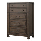 Commode transitionnelle Huddersfield en noyer foncé, modèle FM7702DB-C de Furniture of America