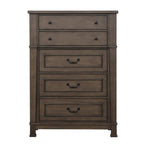 Commode transitionnelle Huddersfield en noyer foncé, modèle FM7702DB-C de Furniture of America