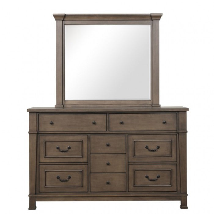 Furniture of America Huddersfield Dark Walnut Transitional Dresser Model FM7702DB-D