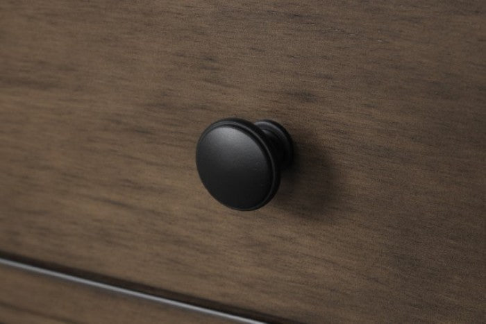 Commode transitionnelle Huddersfield en noyer foncé, modèle FM7702DB-C de Furniture of America