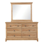 Furniture of America Mchenry Natural Oak Farmhouse Dresser Model FM7706NT-D